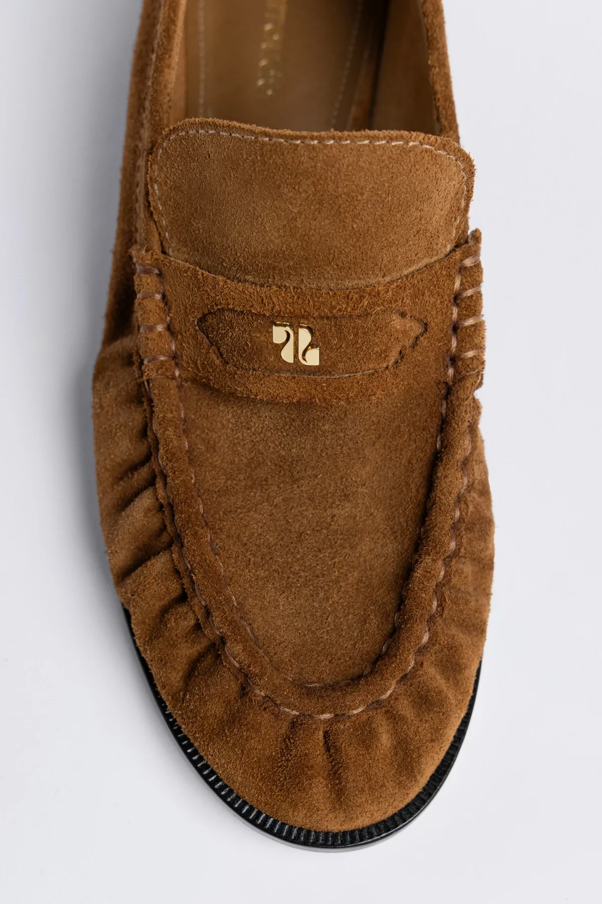 Suki Soft Loafer In Russet Suede - Image 4
