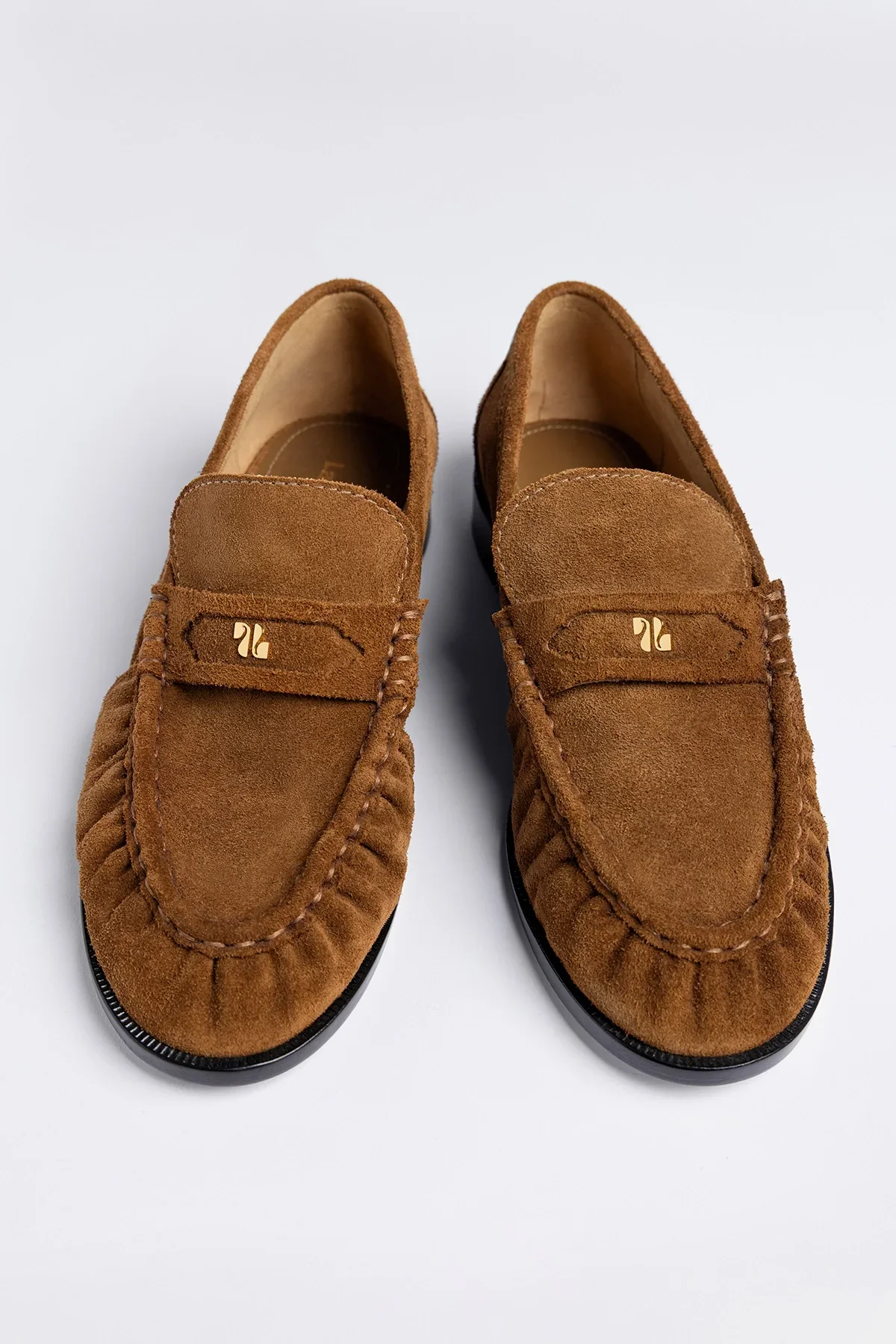 Suki Soft Loafer In Russet Suede - Image 5