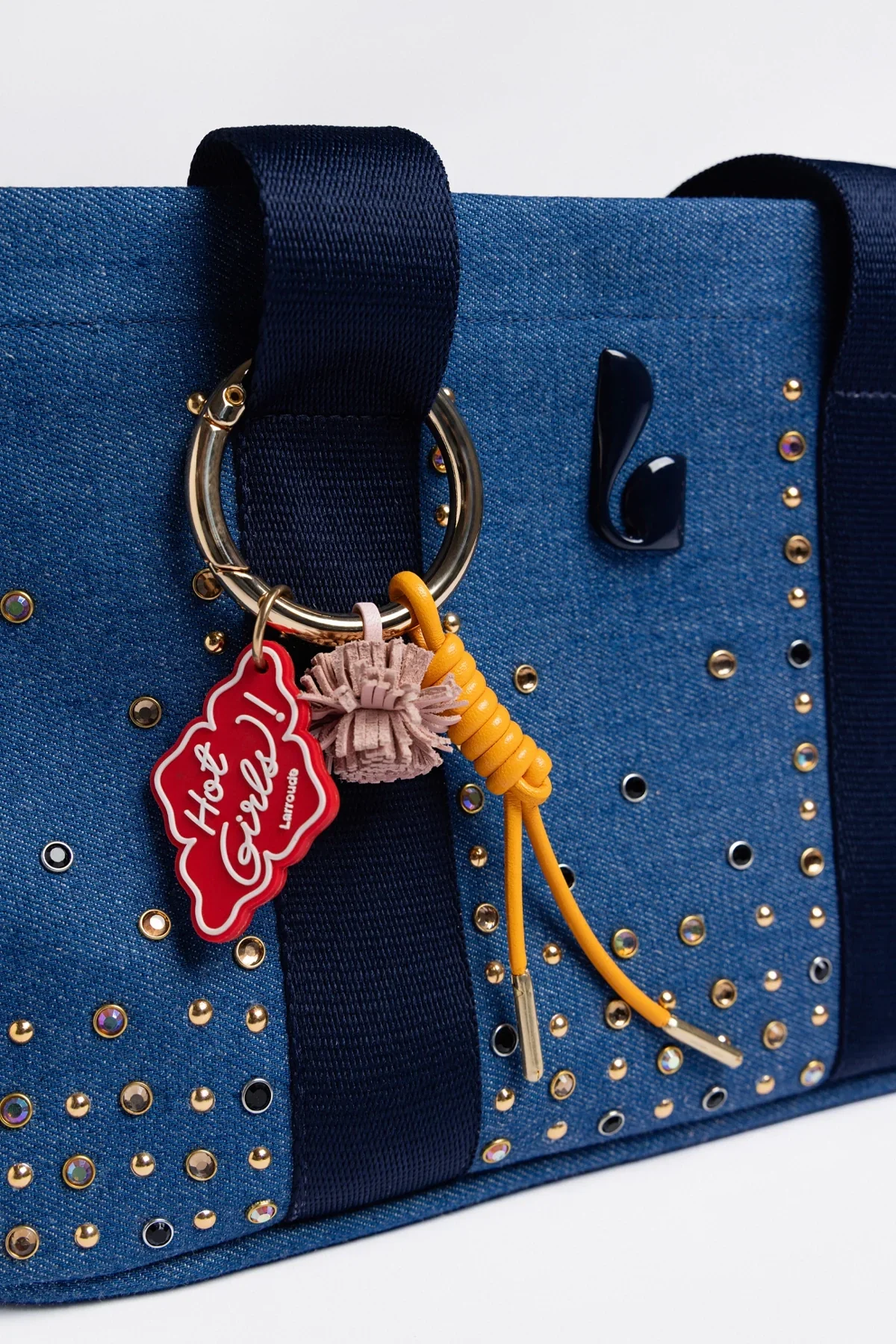 Americana Tote Bag Blue Denim - Image 4