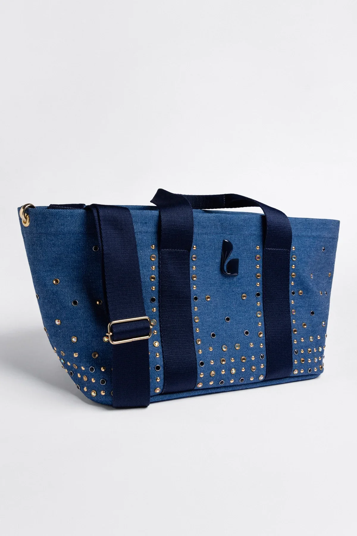 Americana Tote Bag Blue Denim - Image 5