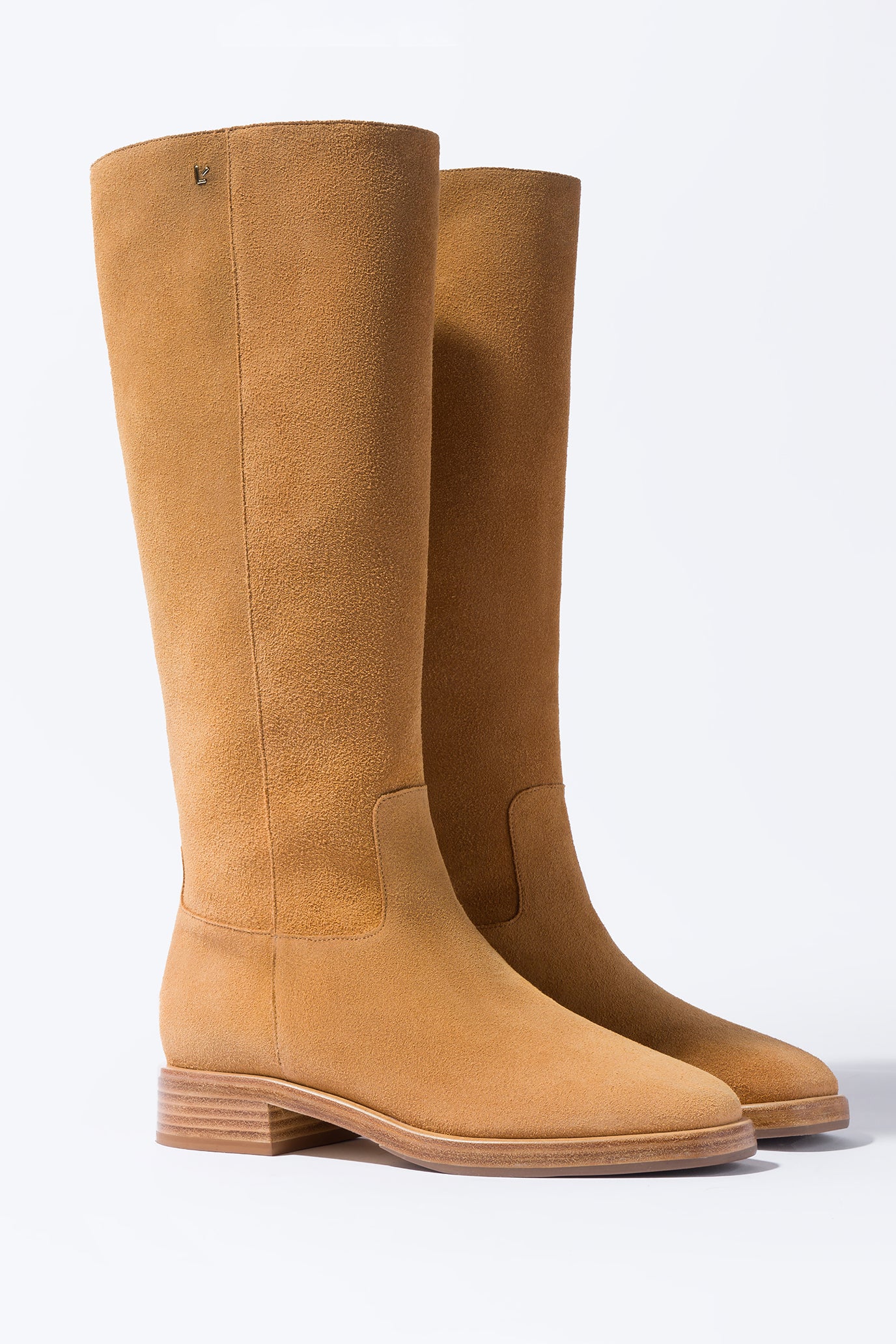 Anne Boot In Peanut Suede - Image 6