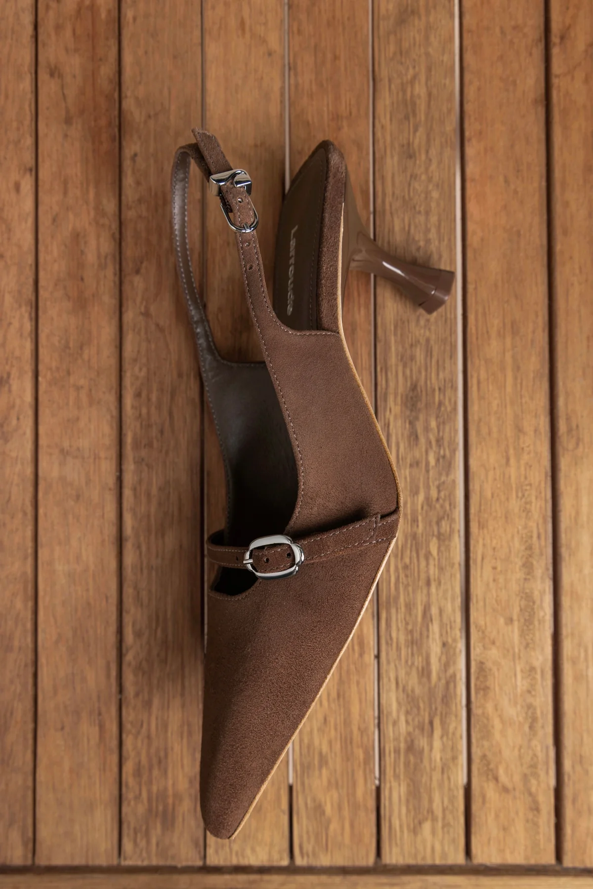 Ines Pump Burnt Umber Suede - Image 2
